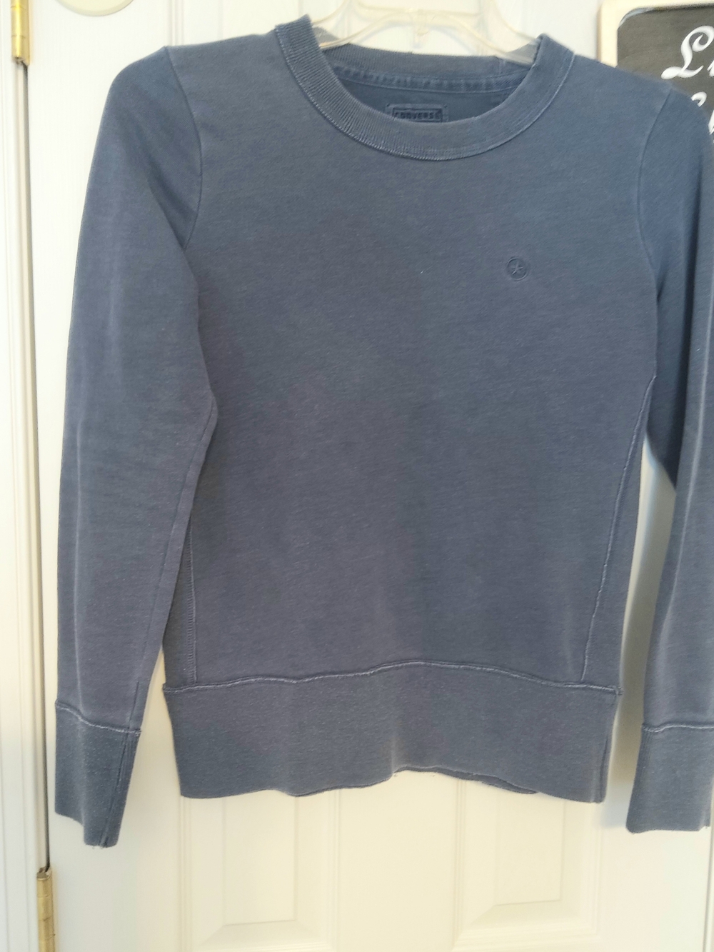 CONVERSE Women's Slate Blue Crewneck Sweatshirt